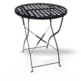 Tables d’Accent extérieure en fer forgé