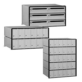Boîtes aux lettres commerciales en aluminium