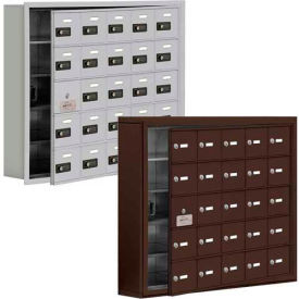 Cell Phone Lockers, Recessed Mounted with Front Master Access Panel