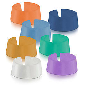 Marqueurs de cintre classiques vêtement - couleurs avec aucune impression, 50/Pack