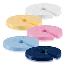 Couleur de vêtement cintre disques, 100/Pack