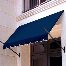 Awntech 7-3/8' W Spear bras stores avec pente du Croissant-Rouge
