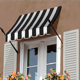 Awntech 8-3/8' W Spear bras stores avec pente du Croissant-Rouge