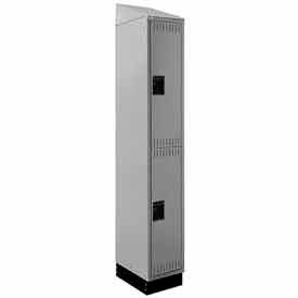 ALB Plus Lockers W/Recessed Base and Sloped Top