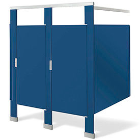 Bradmar In-Corner Solid Plastic Bathroom Compartments