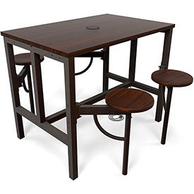BCI - endurer série debout hauteur Tables avec sièges ci-joint