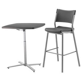 Tables réglables de salle à manger de hauteur