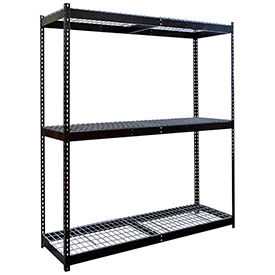 Rivetwell Boltless Shelving With Wire Decking