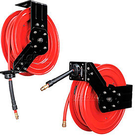 Global Industrial Industrial Spring Retractable Steel Hose Reels