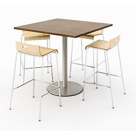 Table hauteur Bar KFI en empilant ensemble tabouret