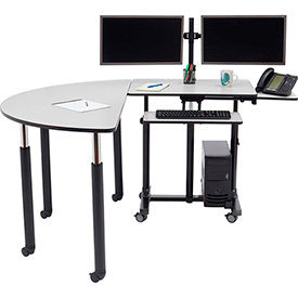 Sièges publics nationaux® Asseyez-vous pour tenir les bureaux de l'enseignant / Tables