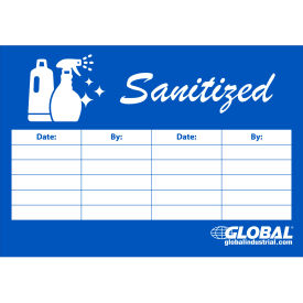 Global Industrial™ Sanitized Signs