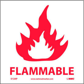 Étiquettes de matériaux inflammables