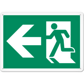 Exit Running Man Sign