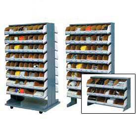 Pick Rack With Corrugated Shelf Bins 