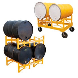 Stackable - Racks de stockage de tambour portable