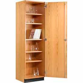 Wood Tall Storage Cabinet Single Door