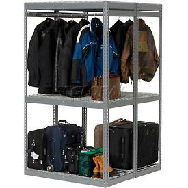 7' High - Boltless Luggage Garment Rack
