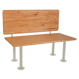 ADA Locker Room Bench With Back Support