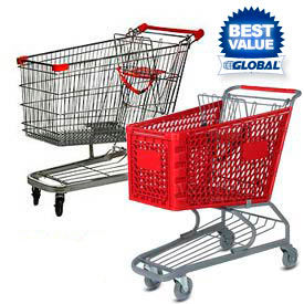 Paniers en plastique & acier
