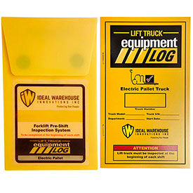 Ideal Warehouse Lift Truck Logs & Checklist Caddies