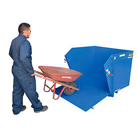 Hoppers d'acier auto-dumping avec rampe de drop-down