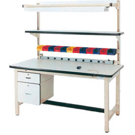 Pro-Line Square Tubular Leg Fixed Height Workbenches