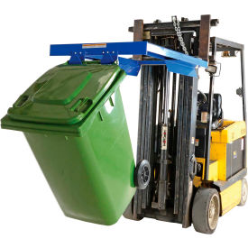 Forklifts Attachments Trash Can Dumpers Forklift Mount Trash Can Dumper Globalindustrial Com