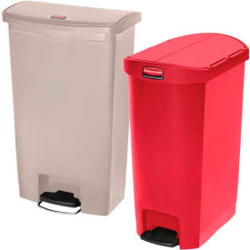 Rubbermaid® mince Jim® étape en plastique sur les conteneurs