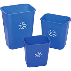 Global Industrial™ plastique, corbeilles à papier de recyclage