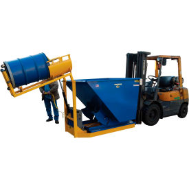 Batterie Powered Forklift Trash Drum Dumper