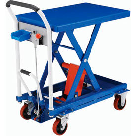 Global Industrial™ Mobile Scissor Lift Tables avec crochet sur bin