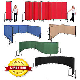 Screenflex® - Commercial Fabric Upholstered Mobile Room Dividers