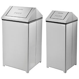 Global Industrial™ Stainless Steel Swing Top Poubelles