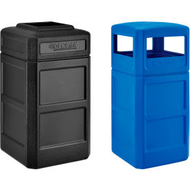 Global Industrial™ Square Déchets plastiques Receptacles