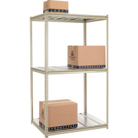 Made in USA - 7'H High Capacity (Z-Beam) Boltless Metal Rack With Steel Deck
