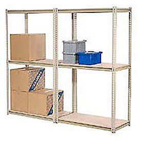 7'H High Capacity (Z-Beam) Boltless Metal Rack With Wire Deck - Made in USA