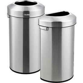Global Industrial™ Acier inoxydable Open Top Receptacles