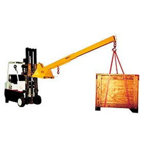 Caldwell Heavy Duty Adjustable Forklift Jib Boom Cranes