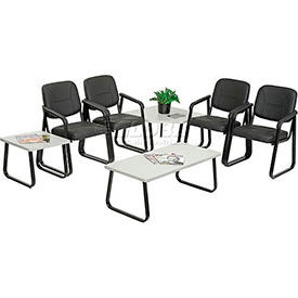 Vinyl Guest and Side Chairs