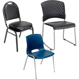 Interion® Stacking Chairs