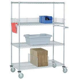 Nexel® Stainless Steel Wire Shelf Trucks