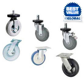 Nexel® tige roulettes, roulettes plaque & Bases de Dolly