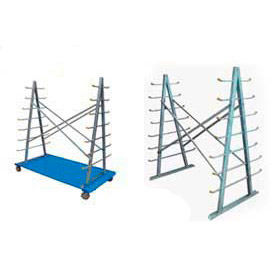Horizontal Bar Storage Rack & Cart