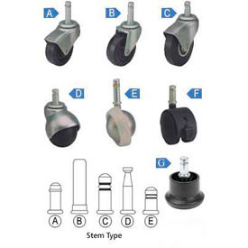 Casters | Chair & Glides | Chair Casters & Stool Glides