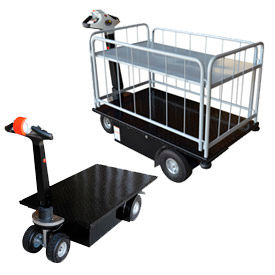 Camions de plate-forme alimentés par batterie automotrices