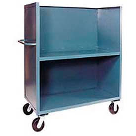 3-Sided Steel Shelf Trucks with Solid Panels