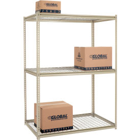 8'H High Capacity (Z-Beam) Boltless Metal Rack With Wire Deck