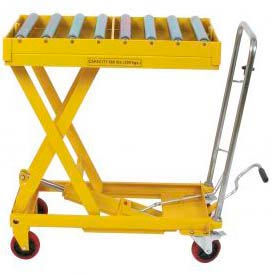 Wesco® rouleau convoyeur Table élévatrice à ciseaux Mobile