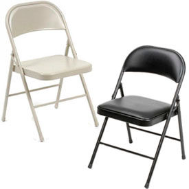 Interion® Steel Folding Chairs